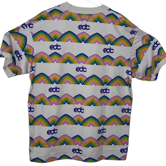 New Insomniac Multicolor Graphic EDC Graphic T-shirt Rave Festival - Picture 2 of 8